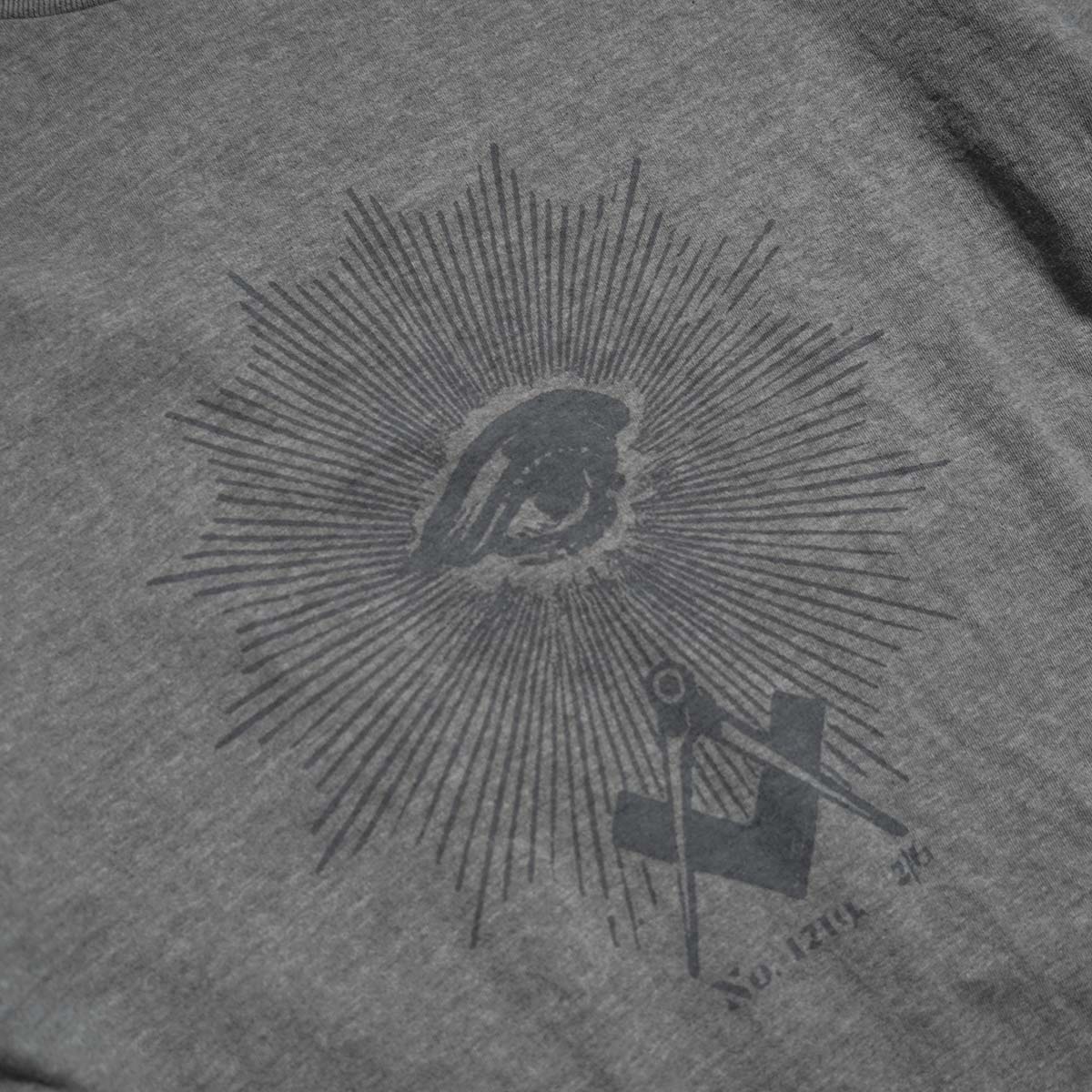 JERZEES / "FREE-MASONRY" LS TEE (Used Black) プリント