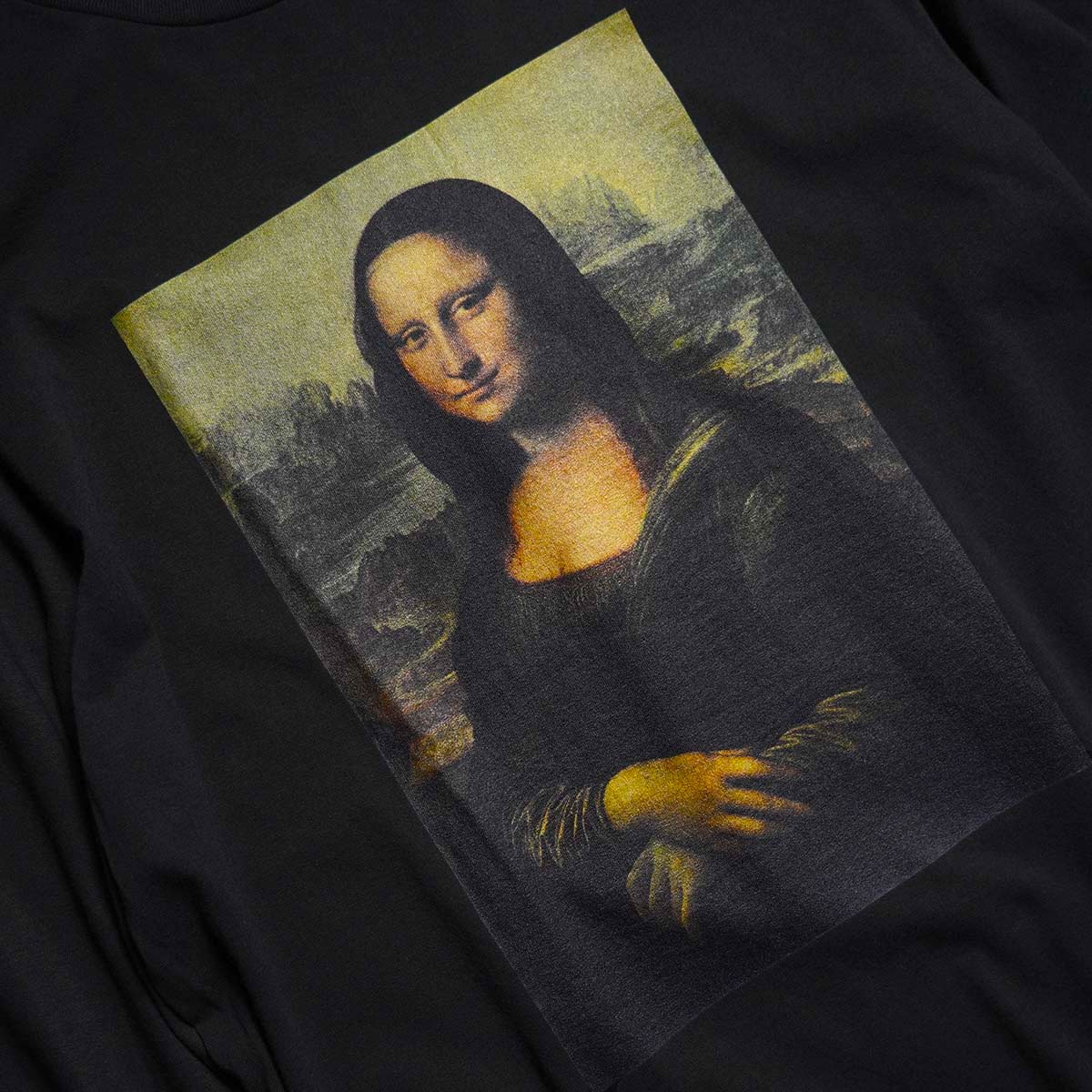 JERZEES / "MONA LISA" LS TEE (Black) プリント