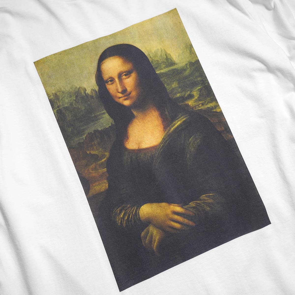 JERZEES / "MONA LISA" LS TEE (White) プリント