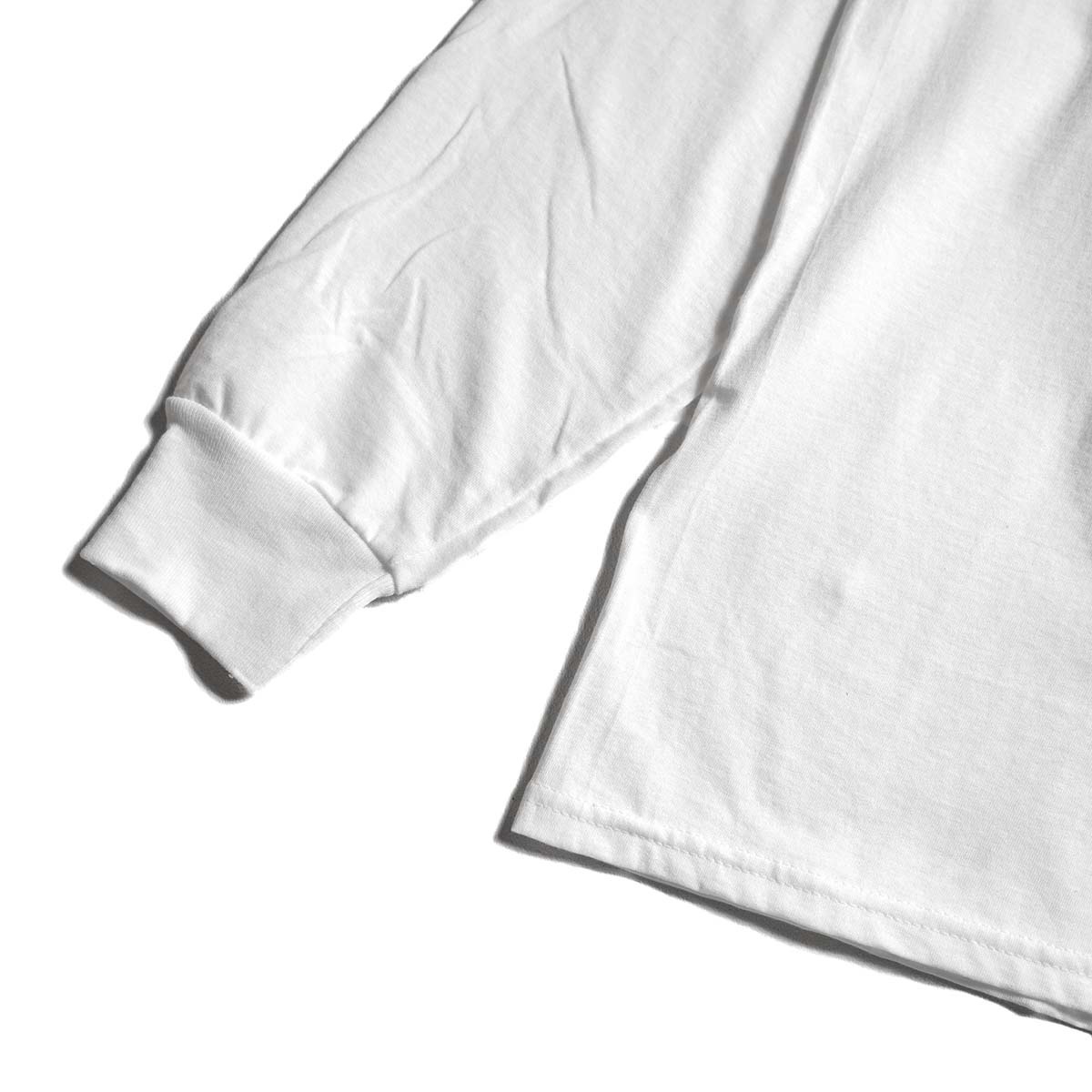 JERZEES / "MONA LISA" LS TEE (White) 袖