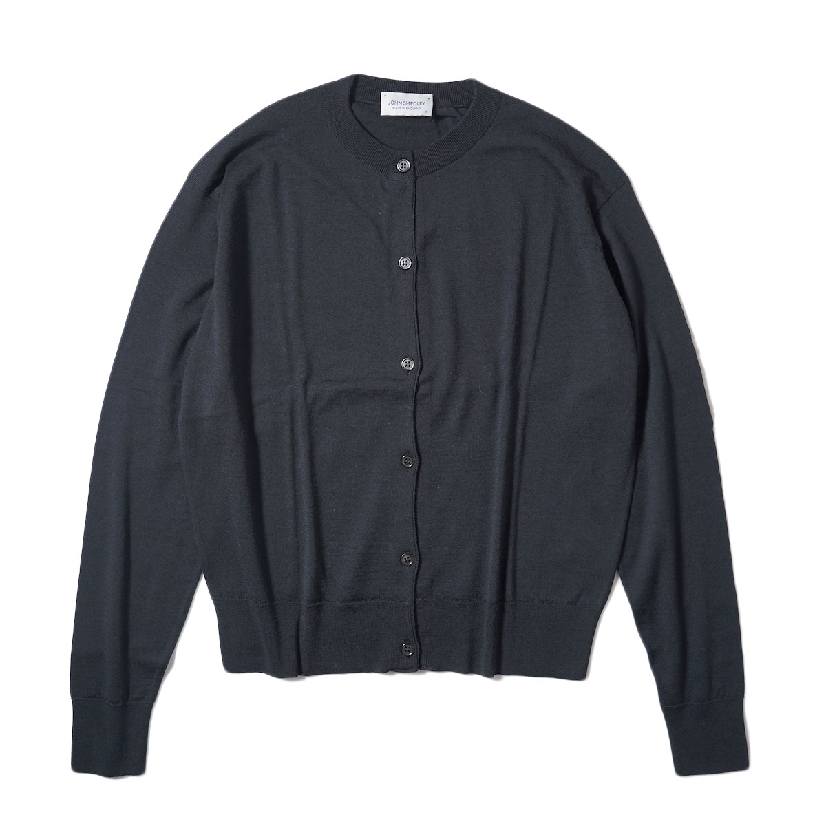 John Smedley 黒 ロングカーディガン Sサイズ JOHN SMEDLEY（ジョンスメドレー） カーディガン メンズ ペットワース