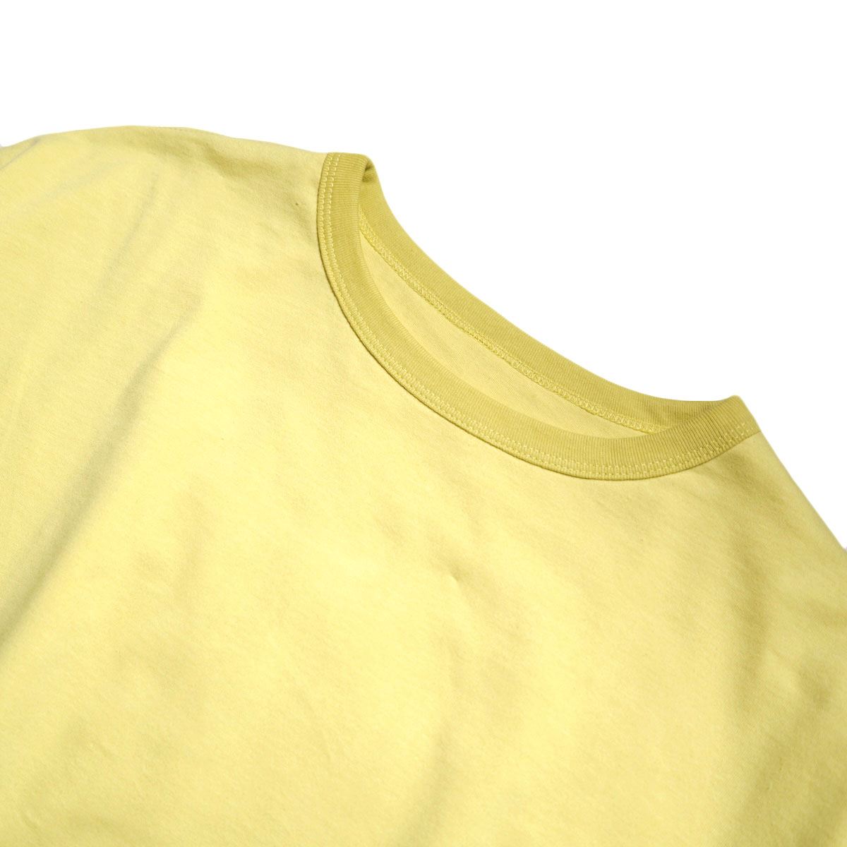 KHA:KI / LAYRED TOP (AshYellow) ネック