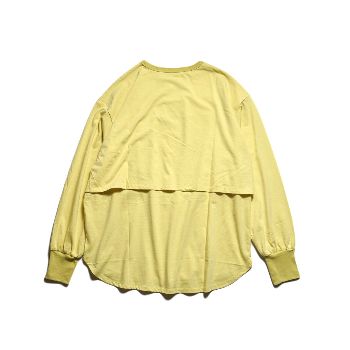 KHA:KI / LAYRED TOP (AshYellow) 背面