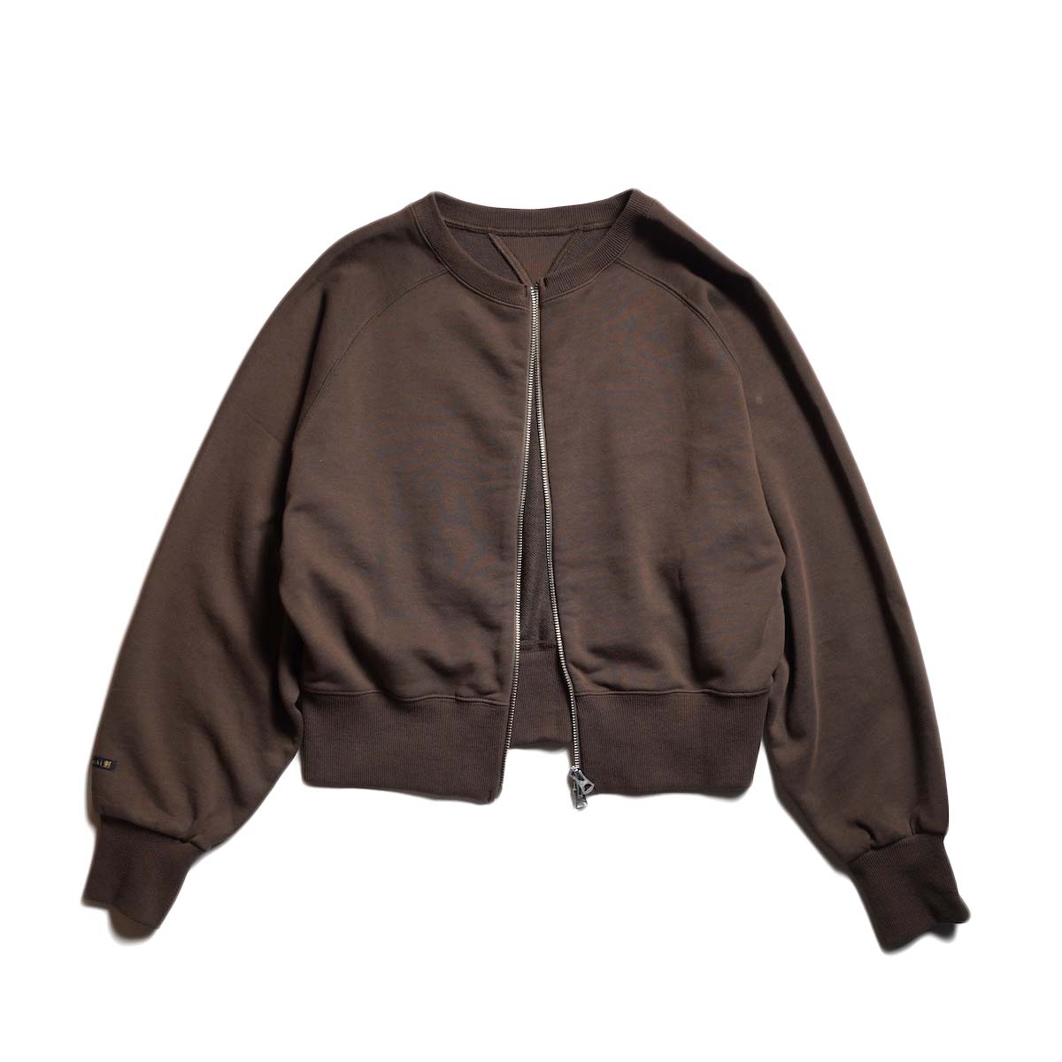 KHA:KI / 2WAY SWEAT SHIRT (Brown)