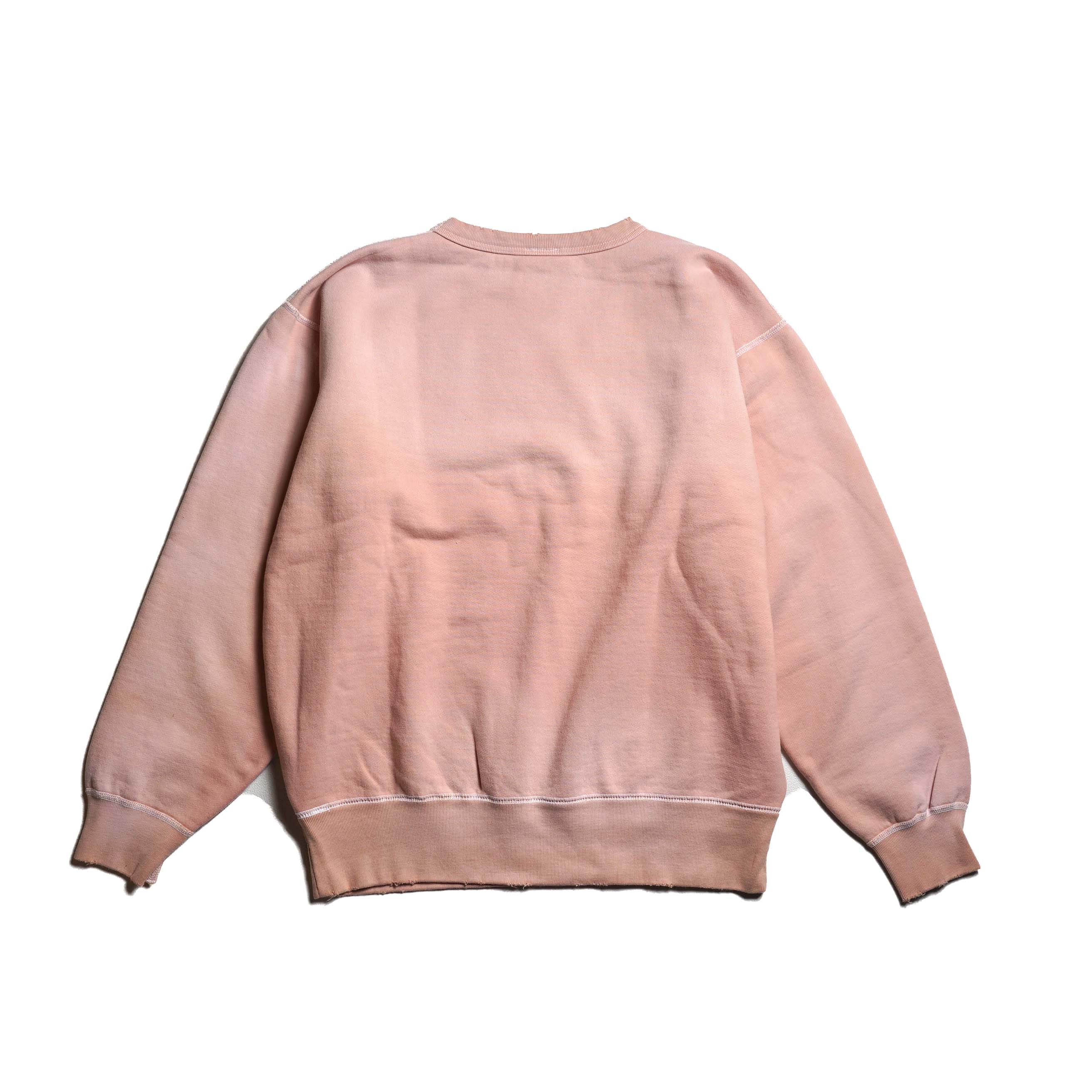 KHA:KI / DAMAGE SWEAT SHIRT -MY MUSE- (VintagePink) 背面