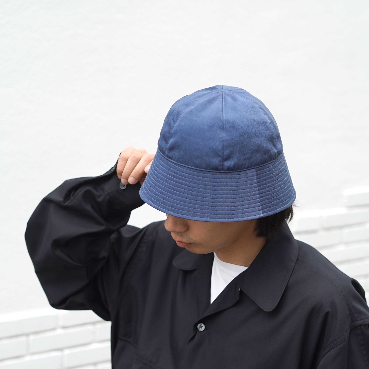 KIJIMA TAKAYUKI / 251003 CUPRO POLY SATIN SAILOR HAT