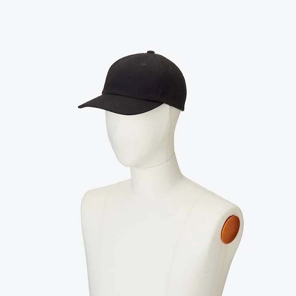 KIJIMA TAKAYUKI / MELTON 6PANEL CAP (Black) 着用イメージ①