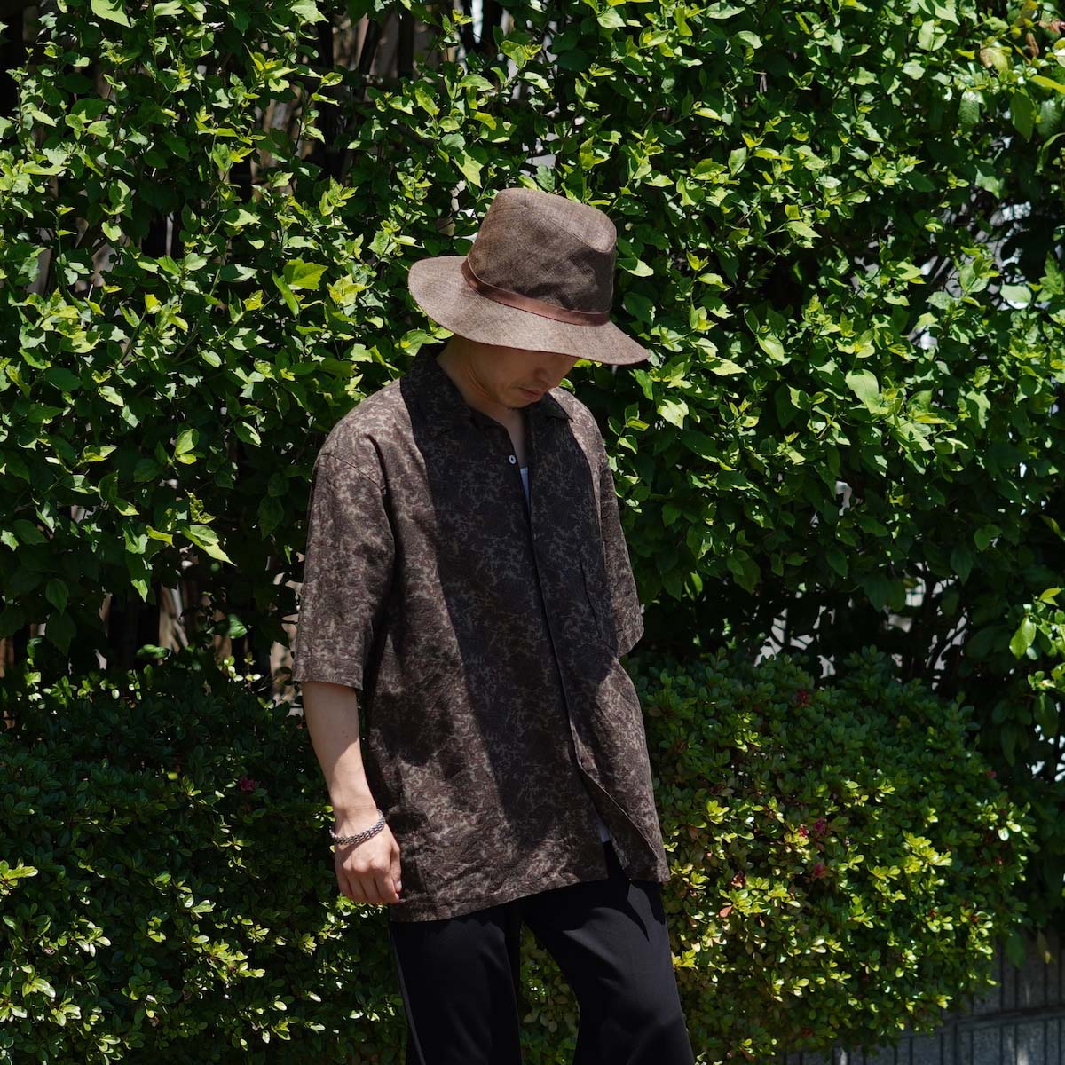 KIJIMA TAKAYUKI / MEYYYY110B PAPER CLOTH SOFT HAT - MIDDLE (Brown)