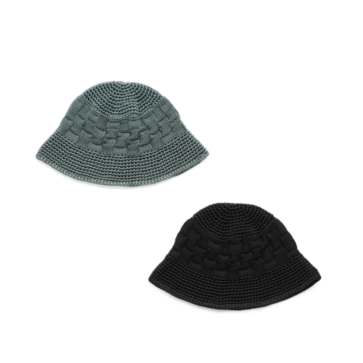 KIJIMA TAKAYUKI / MKNY261103 Poly Knit Bucket Hat - Checkerboad