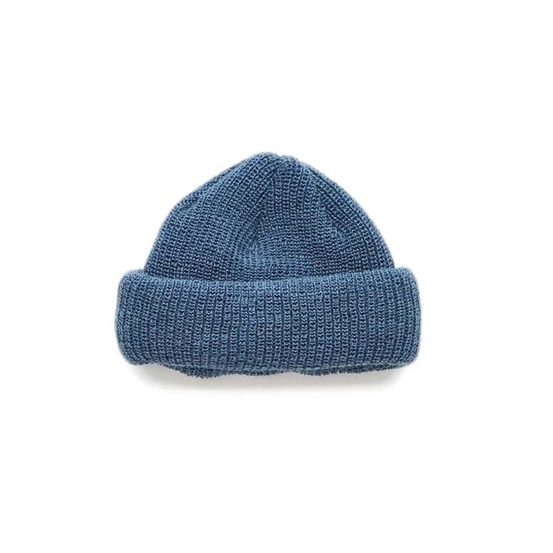 KIJIMA TAKAYUKI / MKNY262901 Knit Deck Cap (Blue Gray)