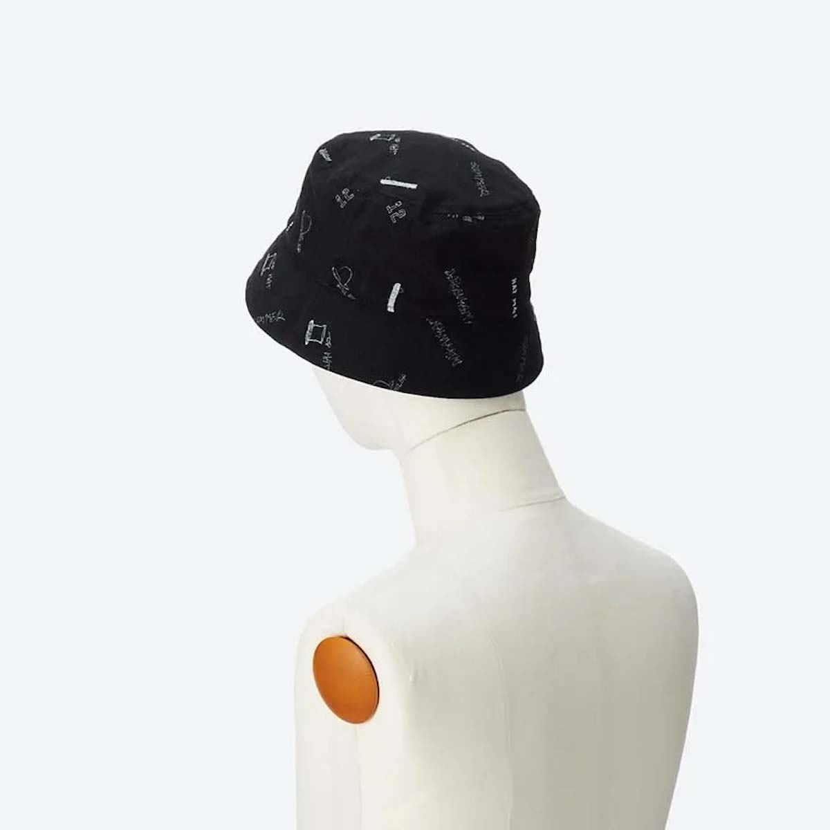 KIJIMA TAKAYUKI / MKNY261208 Linen Cotton Printed Tight Bucket Hat 着用イメージ②
