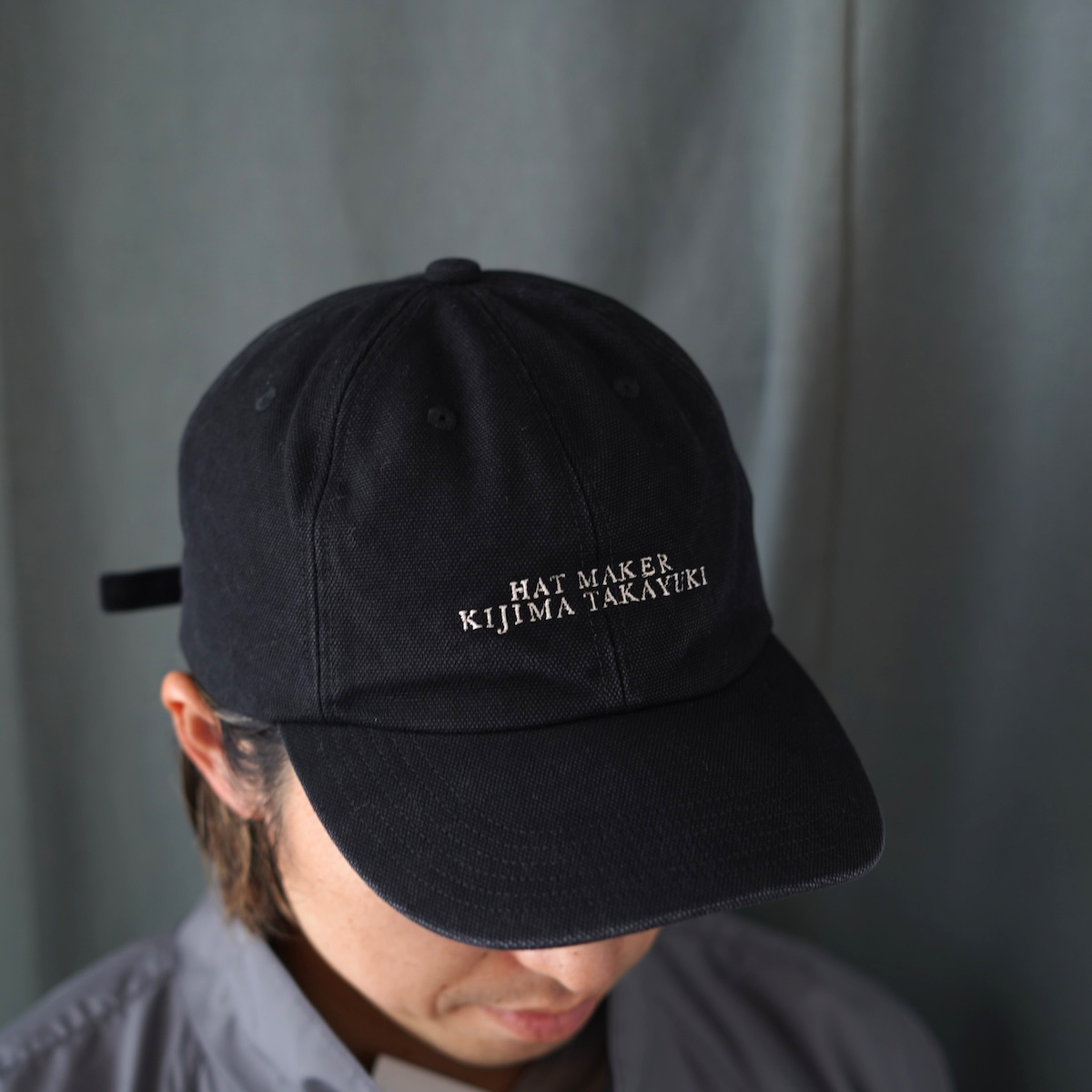 KIJIMA TAKAYUKI / MYYY261106 DUCK SULFER DYED 6PANEL CAP (Black)