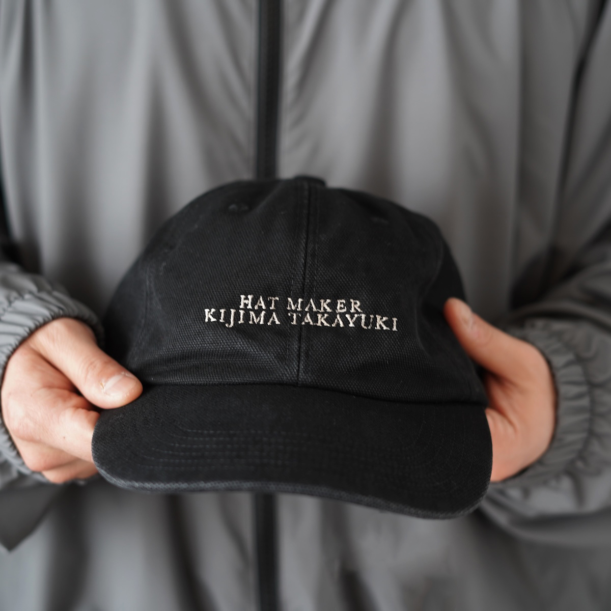 KIJIMA TAKAYUKI / MYYY261106 DUCK SULFER DYED 6PANEL CAP (Black)