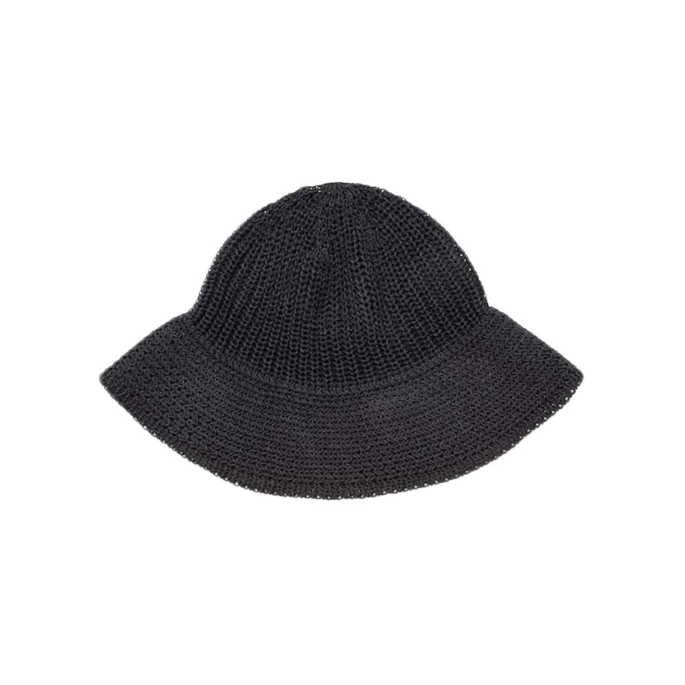 KIJIMA TAKAYUKI / WKNY261109 POLY WASHI KNIT METRO HAT (Ivory / Black)