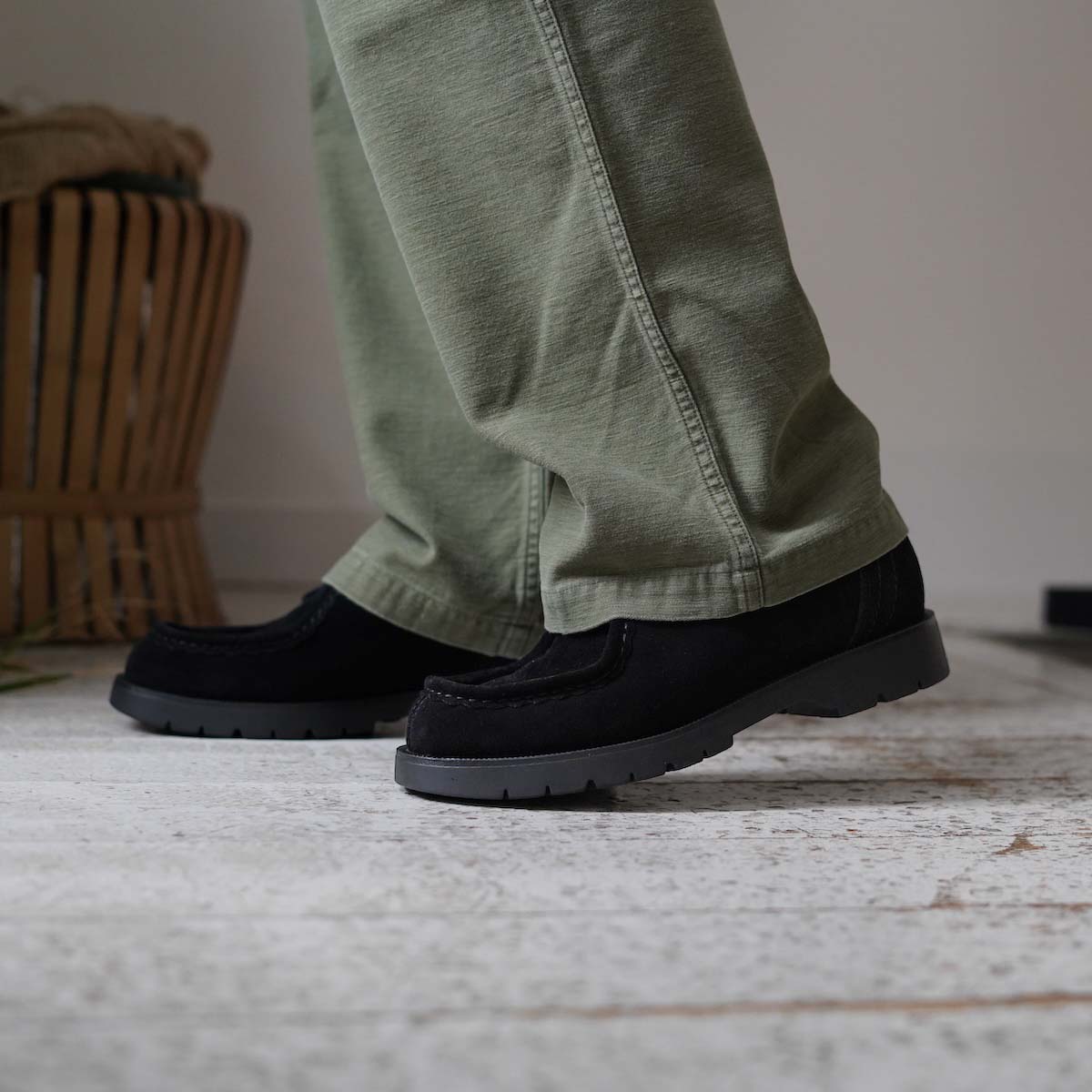 KLEMAN / PADROR VV (Suede Black) 着用イメージ③