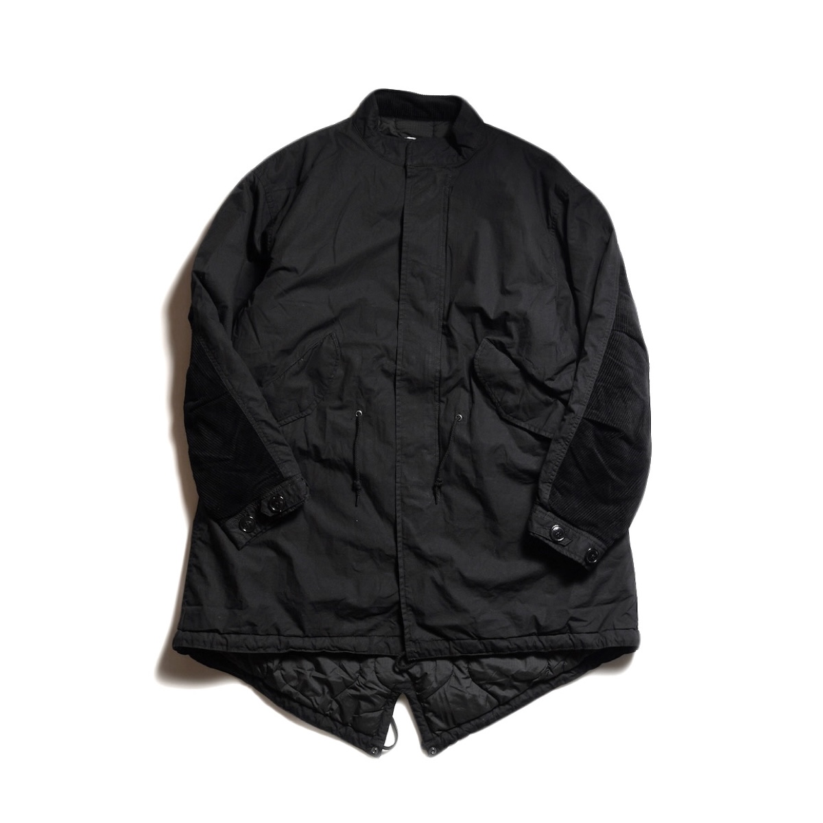 MADE IN STANDARD / QUILT LINED M-65 FIELD JACKET (Black)