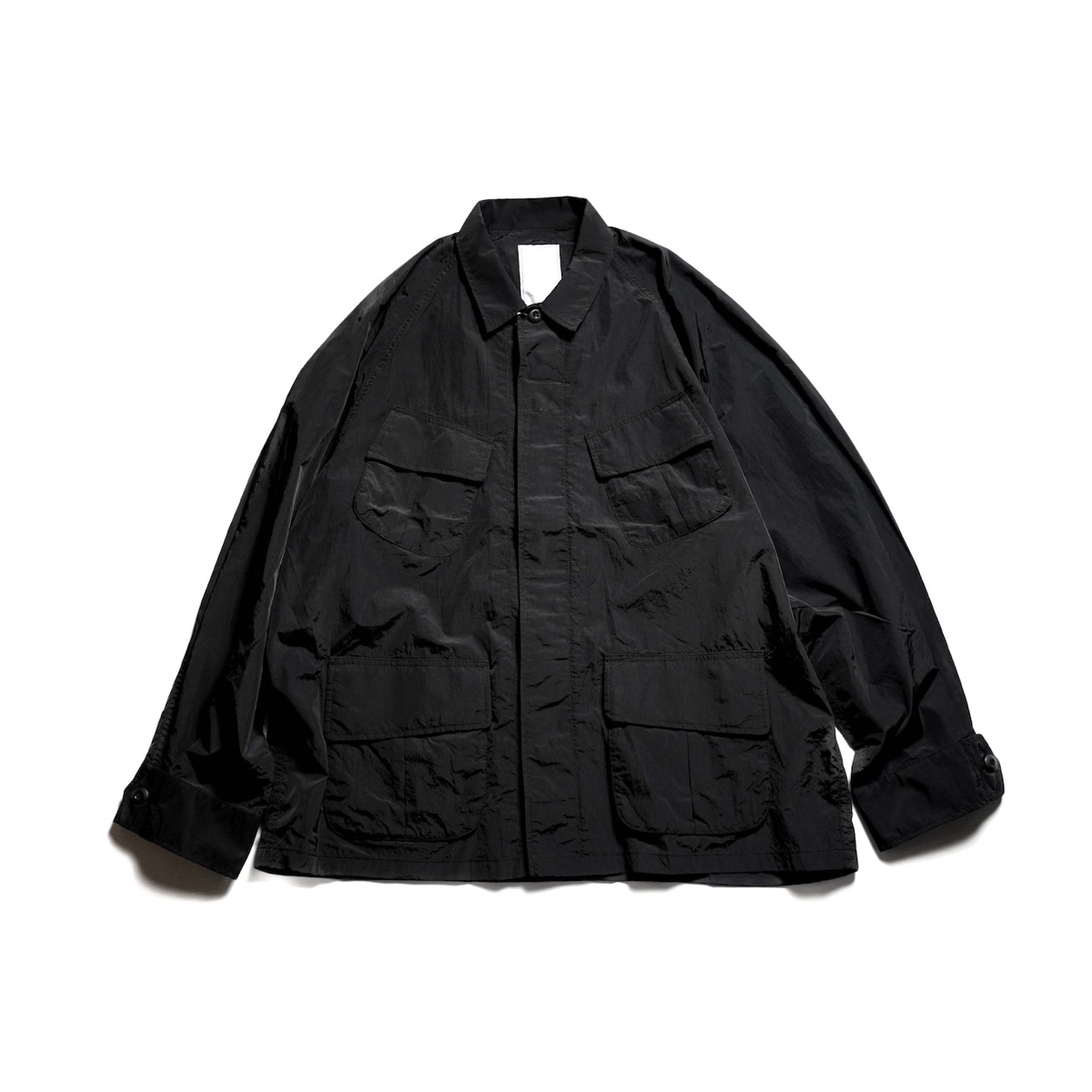 MADE IN STANDARD / NYLON JUNGLE FATIGUE JACKET (Black)
