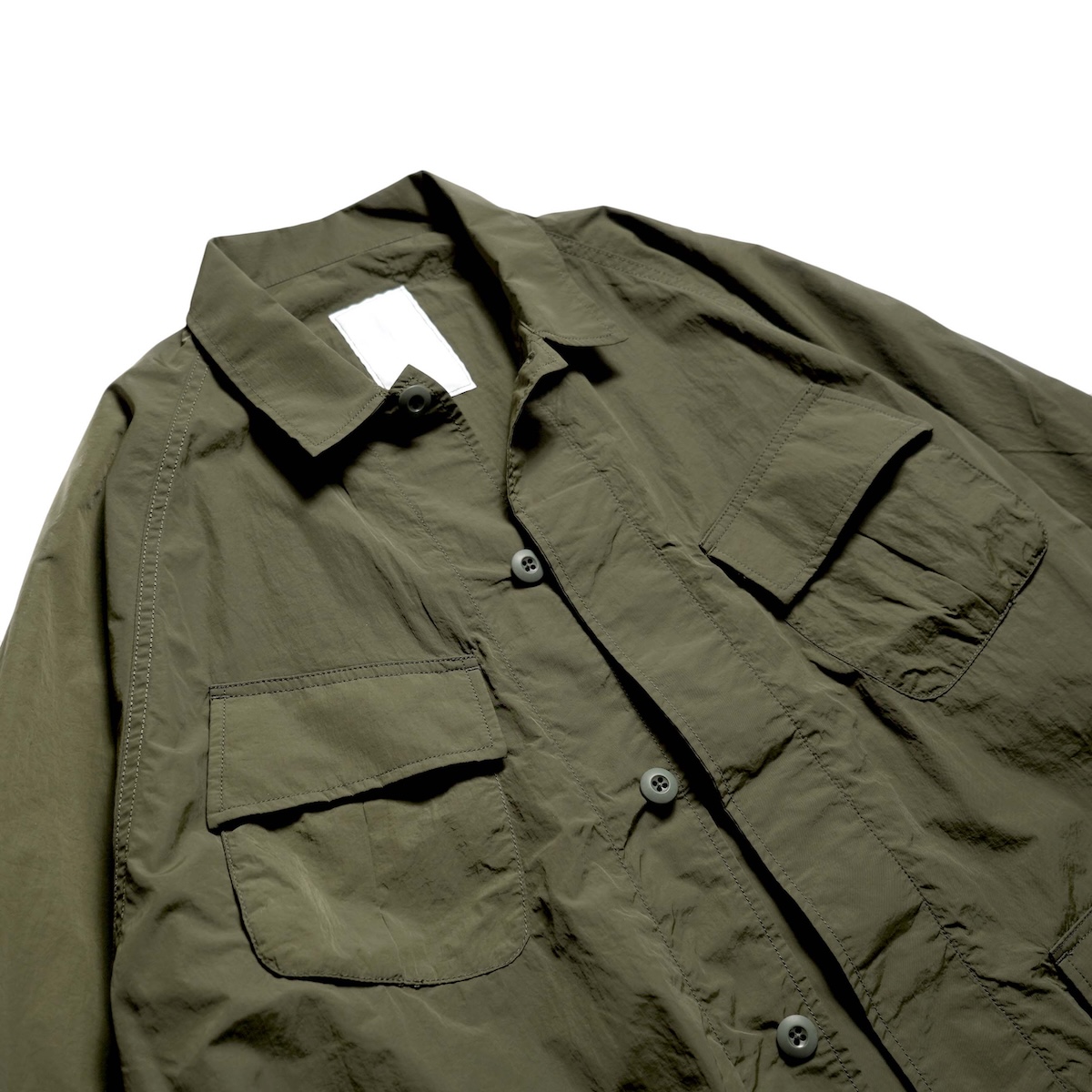 MADE IN STANDARD / NYLON JUNGLE FATIGUE JACKET (Olive)