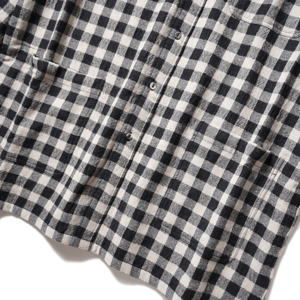 maison de soil HOMME / BOILED WOOL PLAIN&CHECK MDS 4POCKET