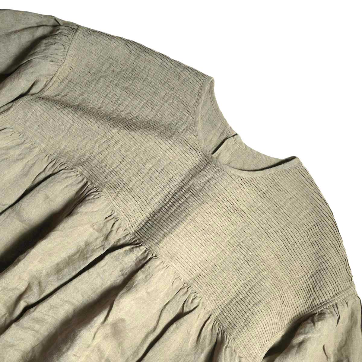 maison de soil / YARN DYE AUTO LOOM 60s LINEN PLAIN BACK OPENING 