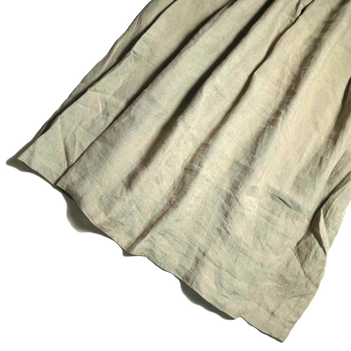 maison de soil / YARN DYE AUTO LOOM 60s LINEN PLAIN BACK OPENING