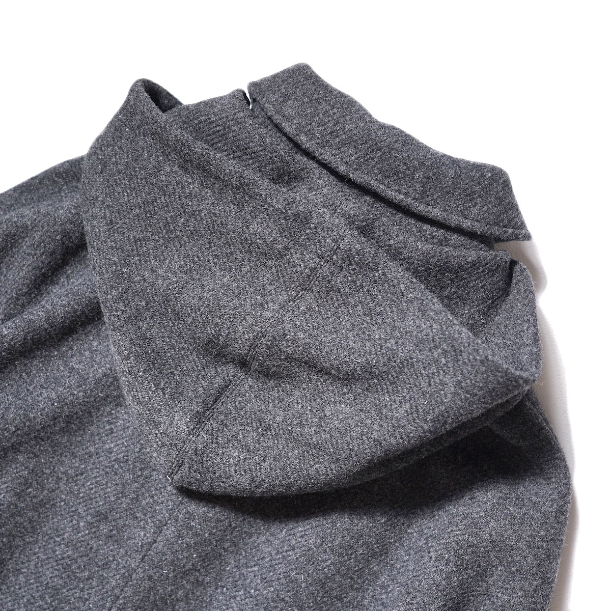 【美品】maison de soil　TWEED HOODED COAT maison de soil / BRITISH WOOL TWEED DETACHABLE HOODED COAT