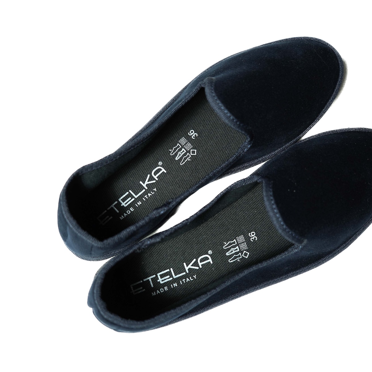 ETELKA / SLIP-ON SHOES (Navy)