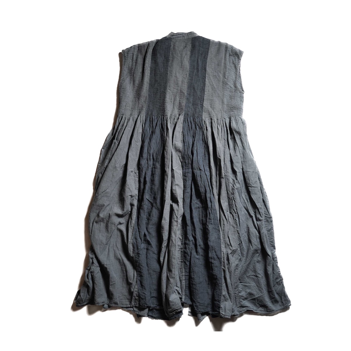 maison de soil / COTTON &LINEN PATCHWORK (OVERDYE) BANDED F