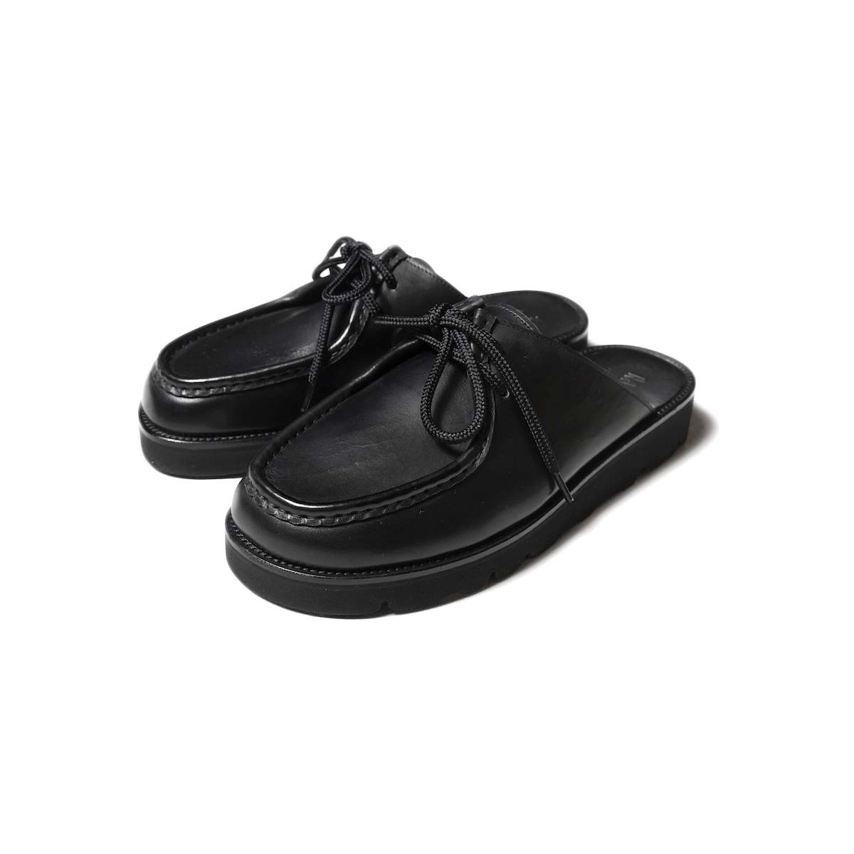 靴 MARBOT MOCCASIN SHOES BLACK Marbot / MOCCASIN SANDAL (Black)