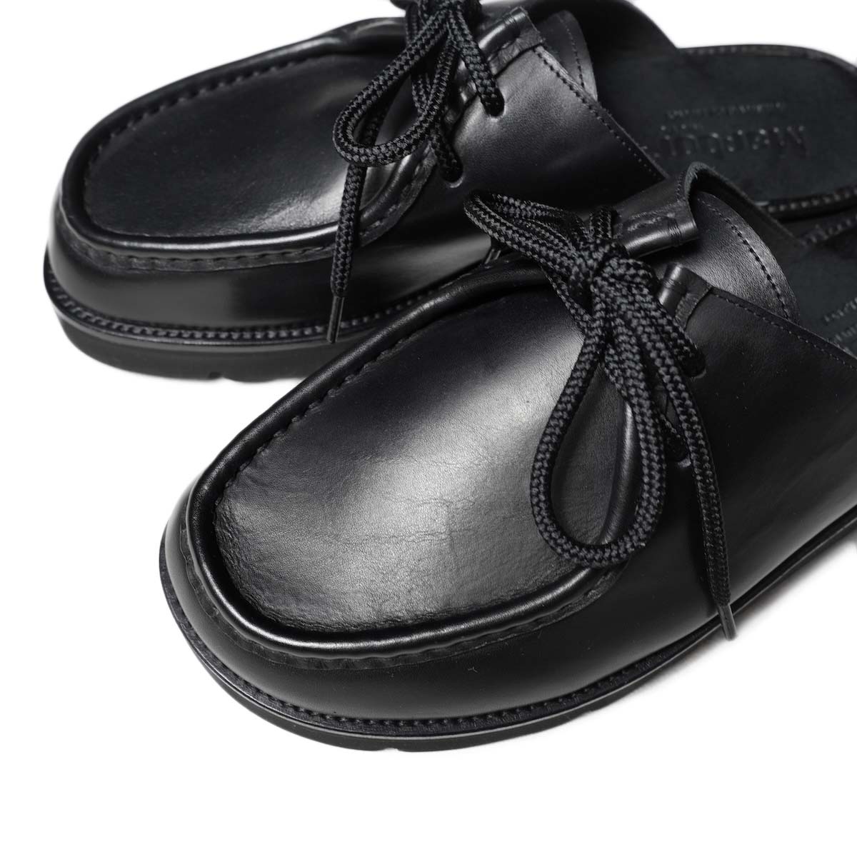 Marbot / MOCCASIN SANDAL (Black)