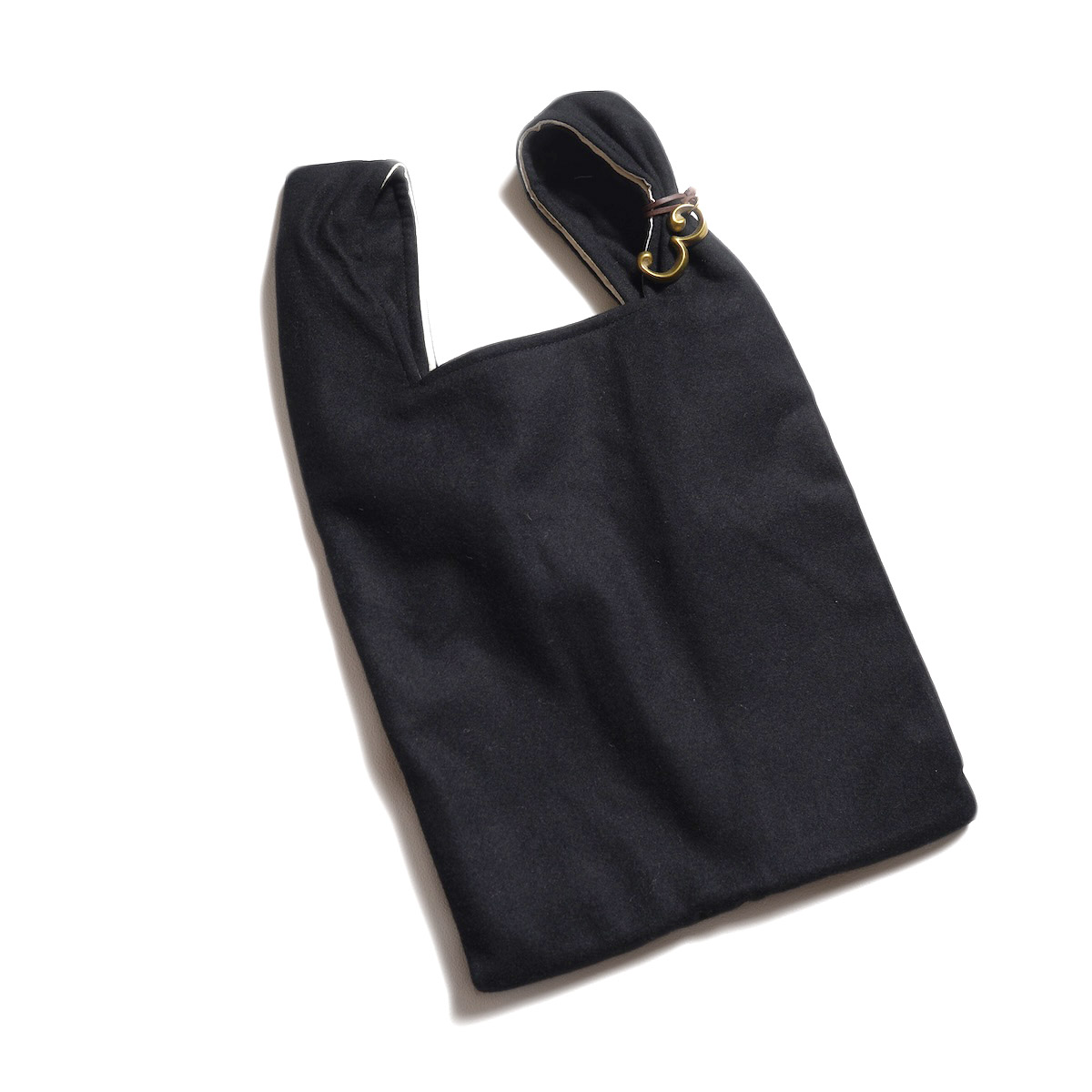 MASTER&Co. / No.3チャーム付きウールエコバッグSサイズ
