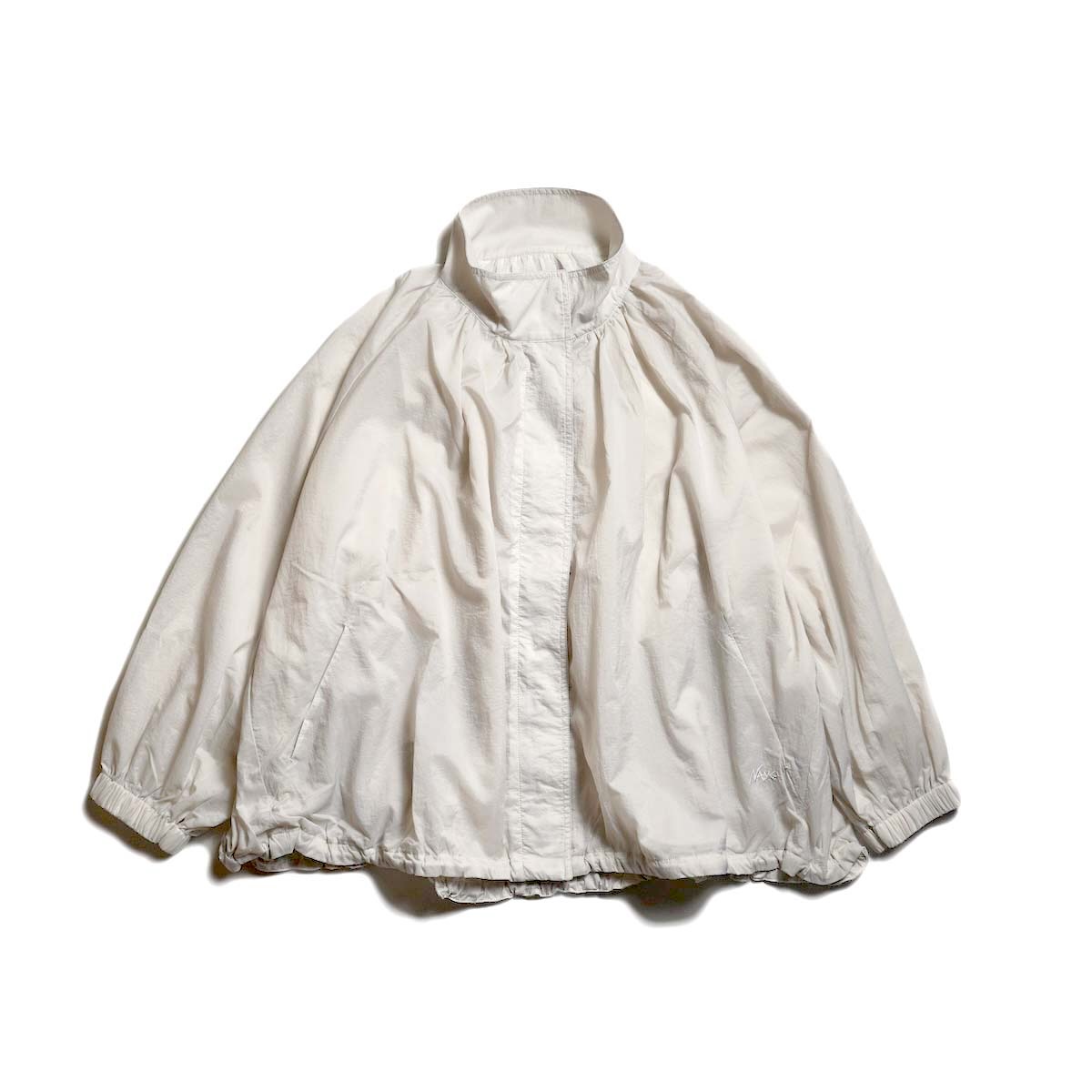 NANGA / ECO AIR NYLON GATHER BLOUSON W (L.Gray)
