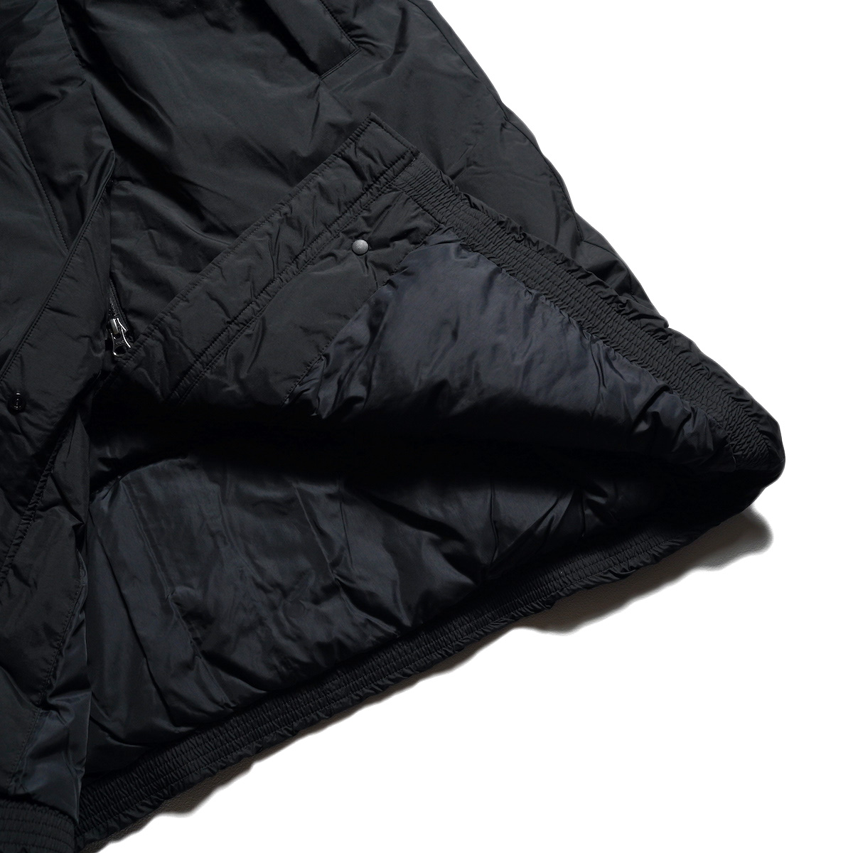 ジャケット・アウター NANGA NO COLLAR DOWN COAT BLACK NANGA /NO COLLAR SOFT DOWN COAT(UNISEX)/ノーカラーソフト