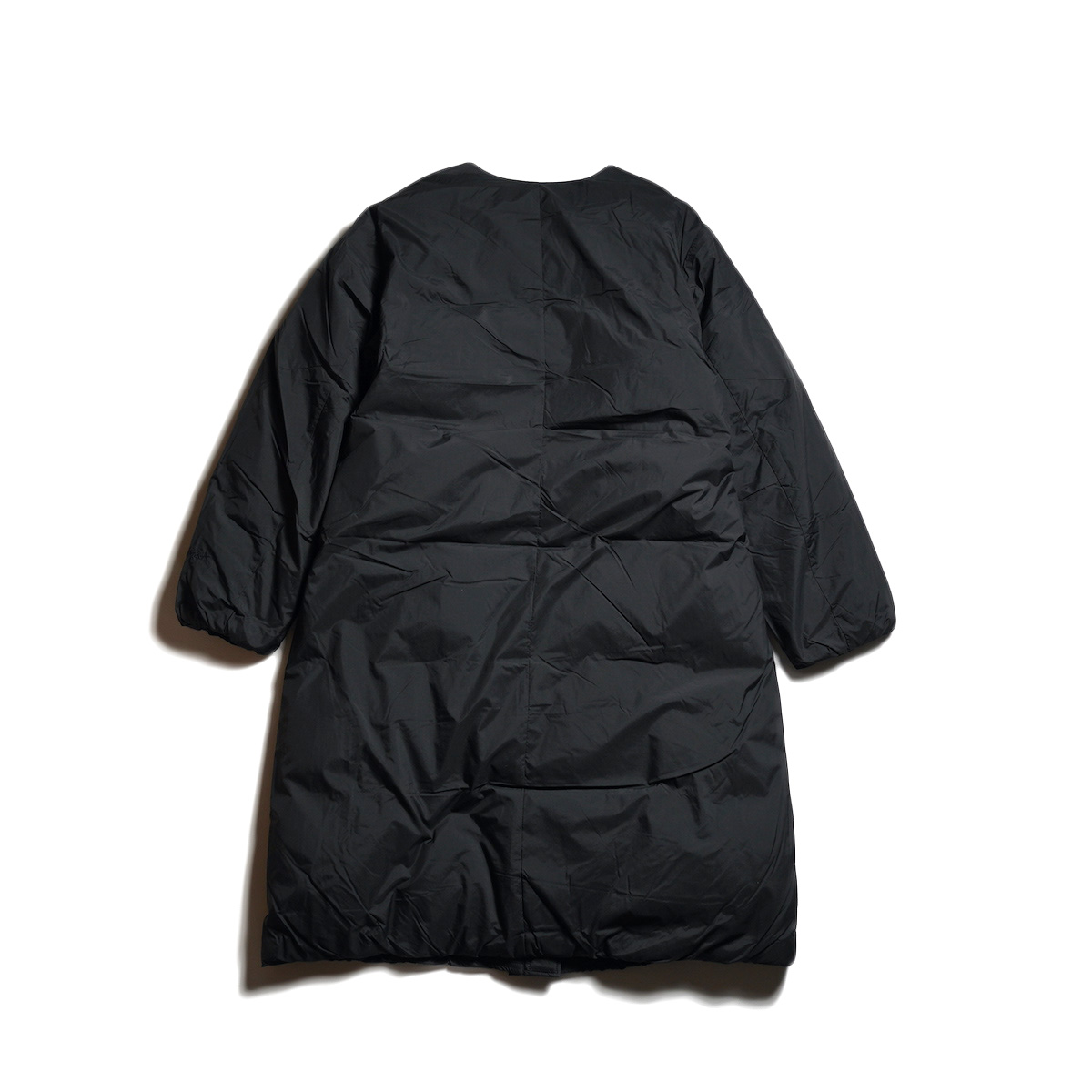 ジャケット・アウター NANGA NO COLLAR DOWN COAT BLACK NANGA/ナンガ/NO COLLAR DOWN COAT(WOMEN) ノーカラーダウン