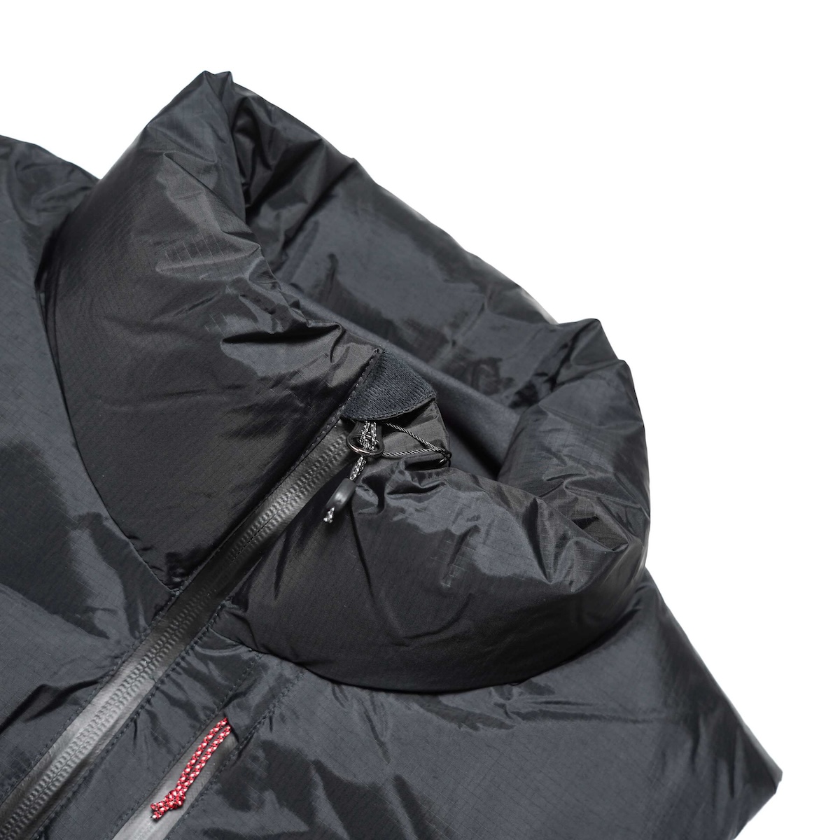 NANGA / AURORA TEX STAND COLLAR DOWN VEST (Black)