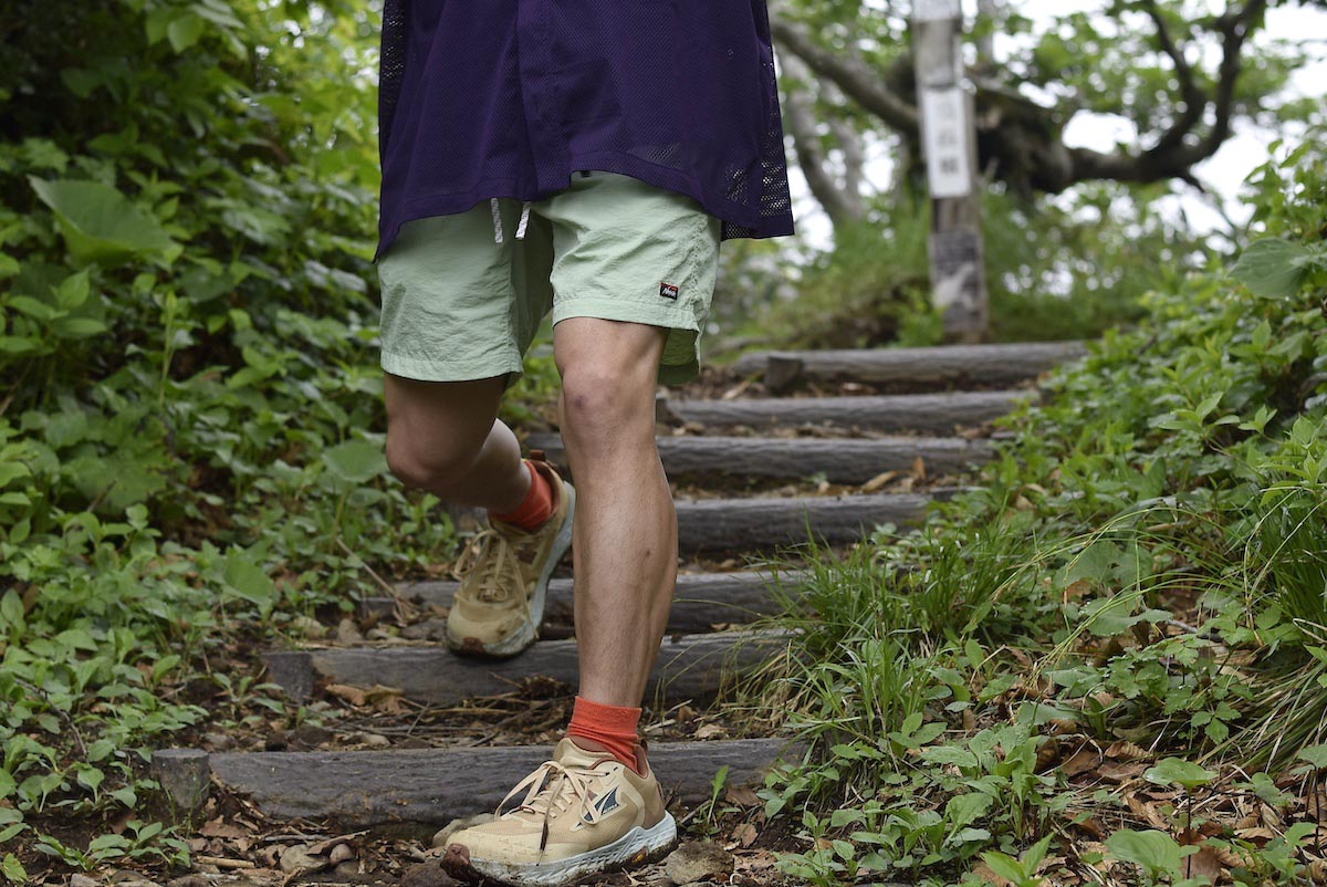 野ざらし　NＴ-154 NANGA / NYLON TUSSER EASY SHORTS (Light Green)
