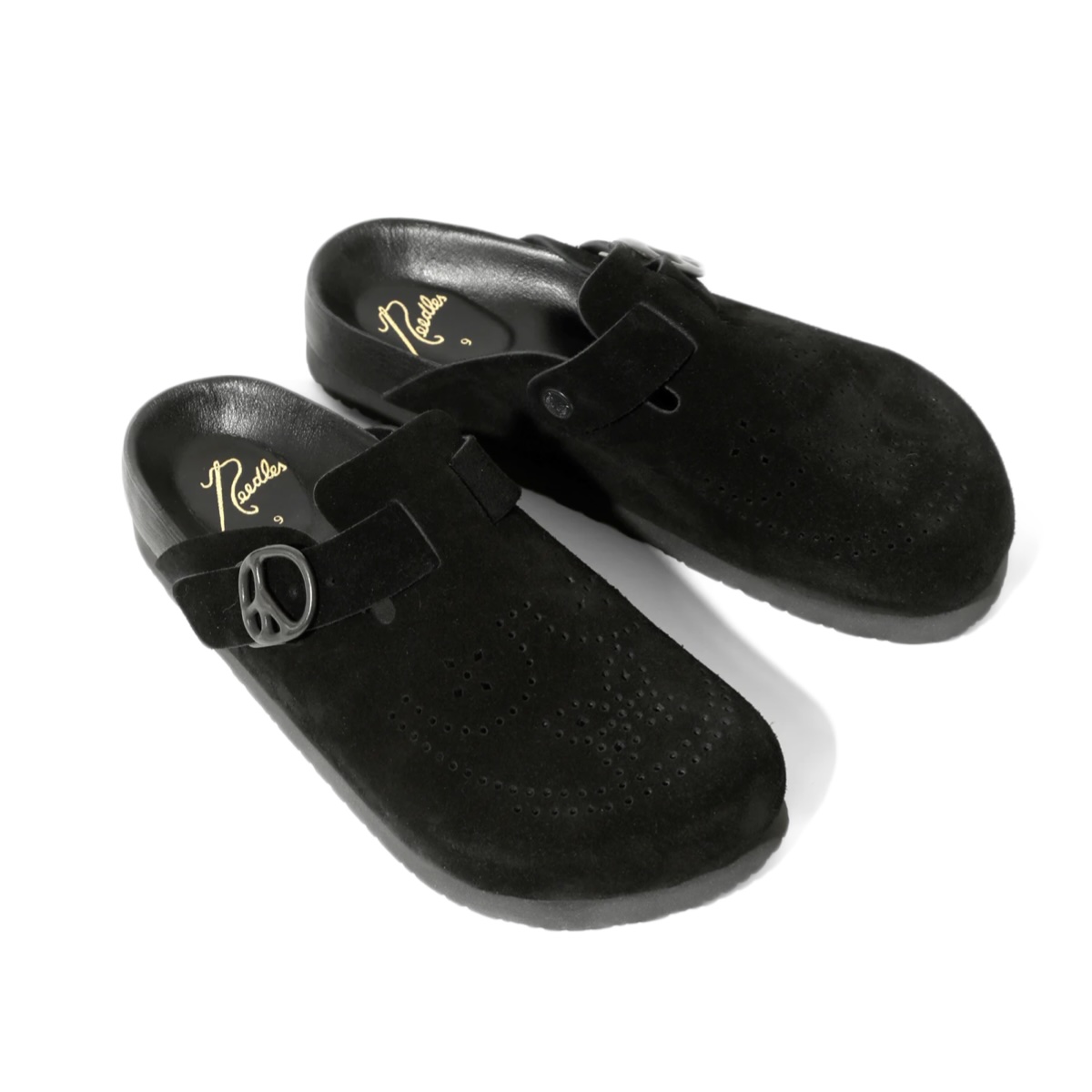 Needles / Clog Sandal - Suede Lthr. (Black)