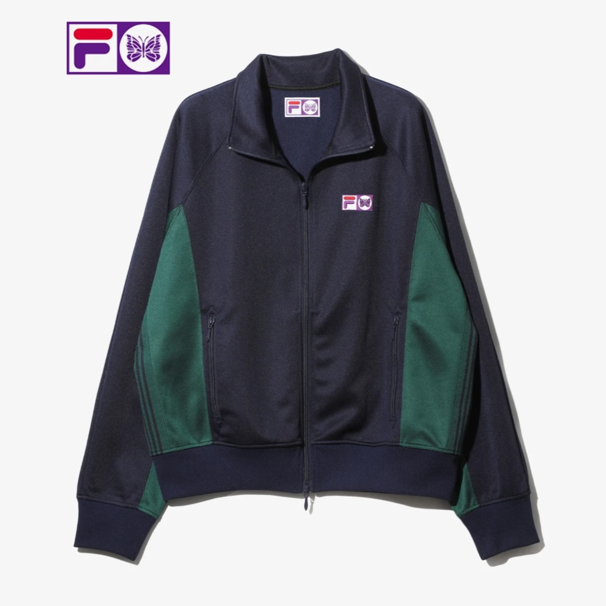 Needles×FILA / Ventisei Track Jacket (Blue)