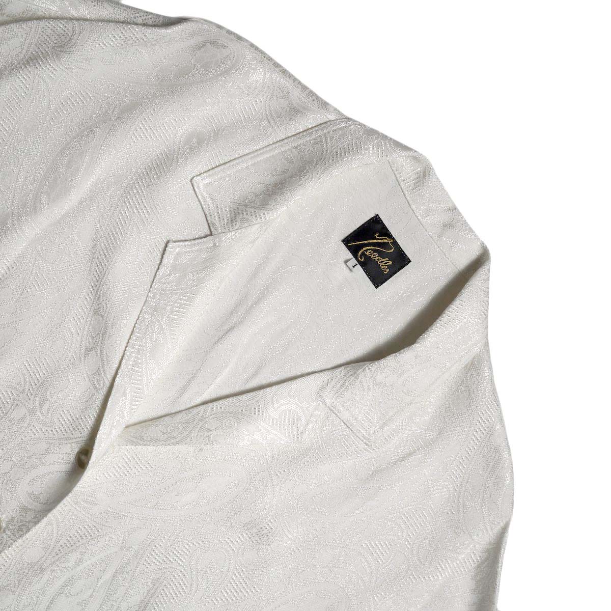 Needles / French Sleeve Blouse - Paisley Jacquard (Off White)