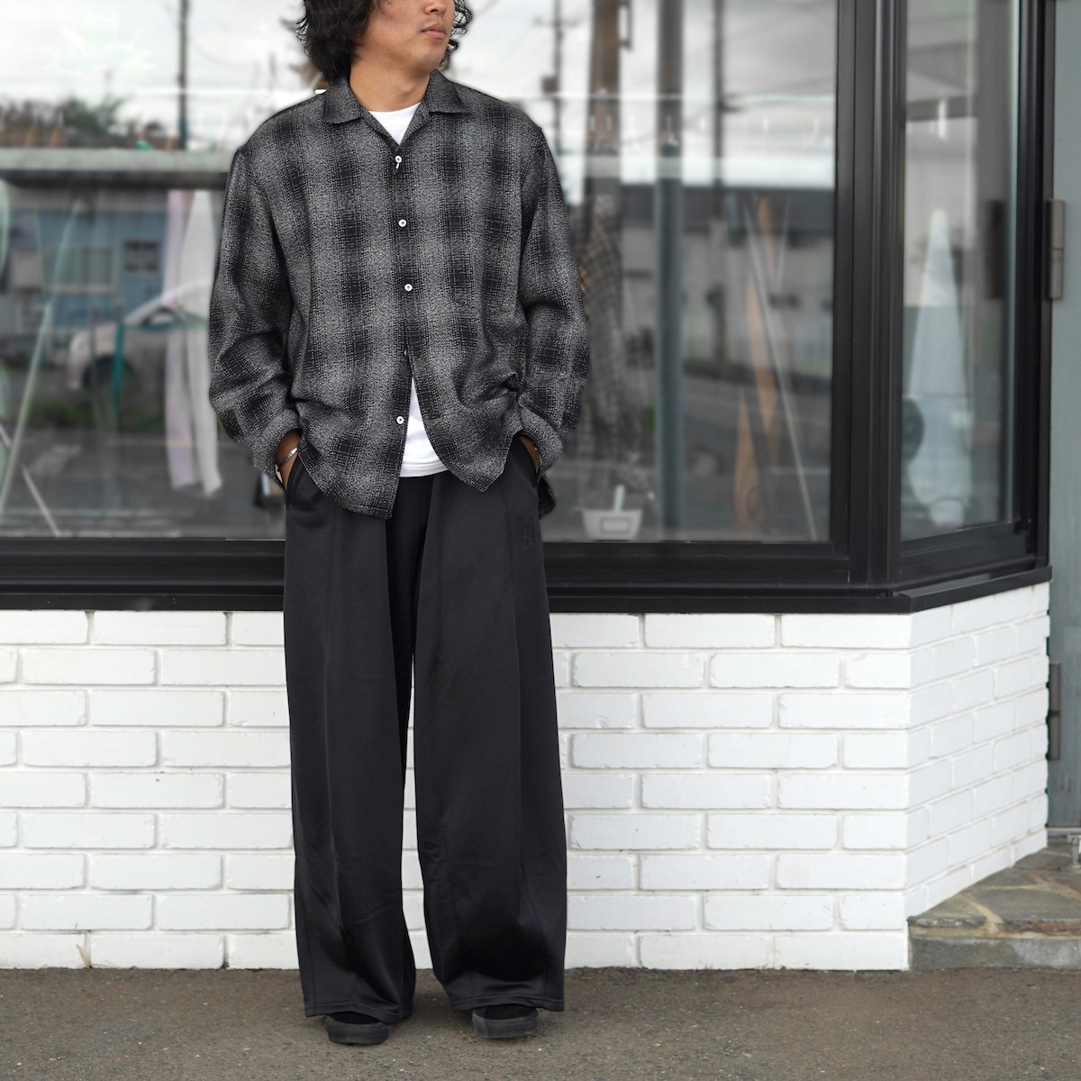 Needles / H.D. Sweat Pant - Bright Jersey (Black)