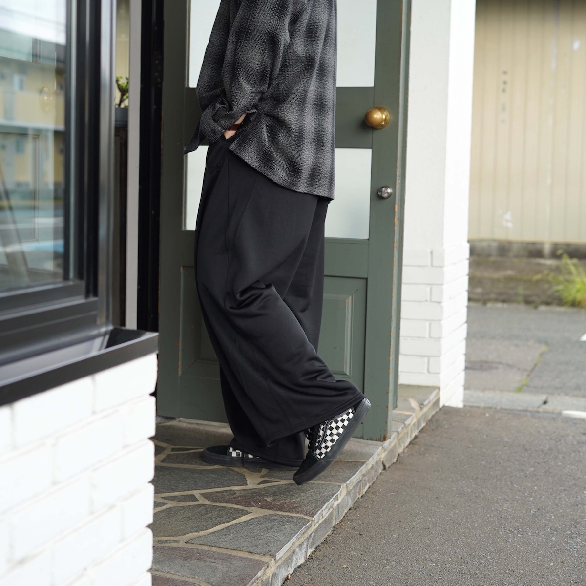 Needles / H.D. Sweat Pant - Bright Jersey (Black)