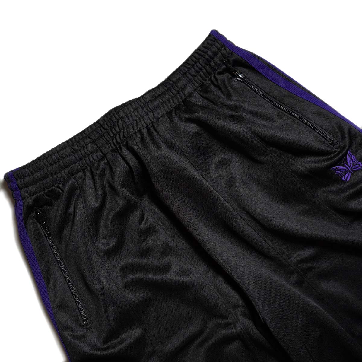 Needles / H.D. Track Pant - Poly Smooth (Black) ウエスト