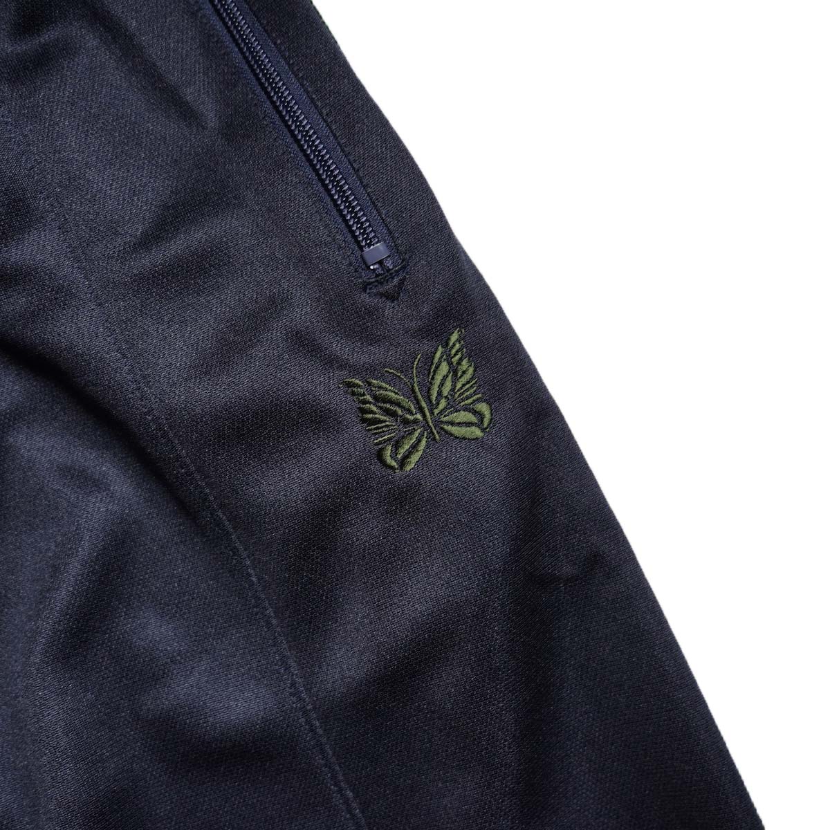 Needles / H.D. Track Pant - Poly Smooth (Navy) パピヨン刺繍