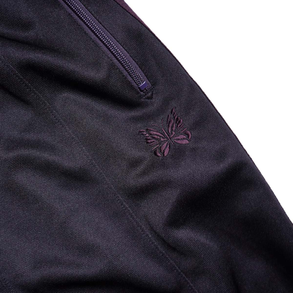 Needles / H.D. Track Pant - Poly Smooth (Purple) パピヨン刺繍