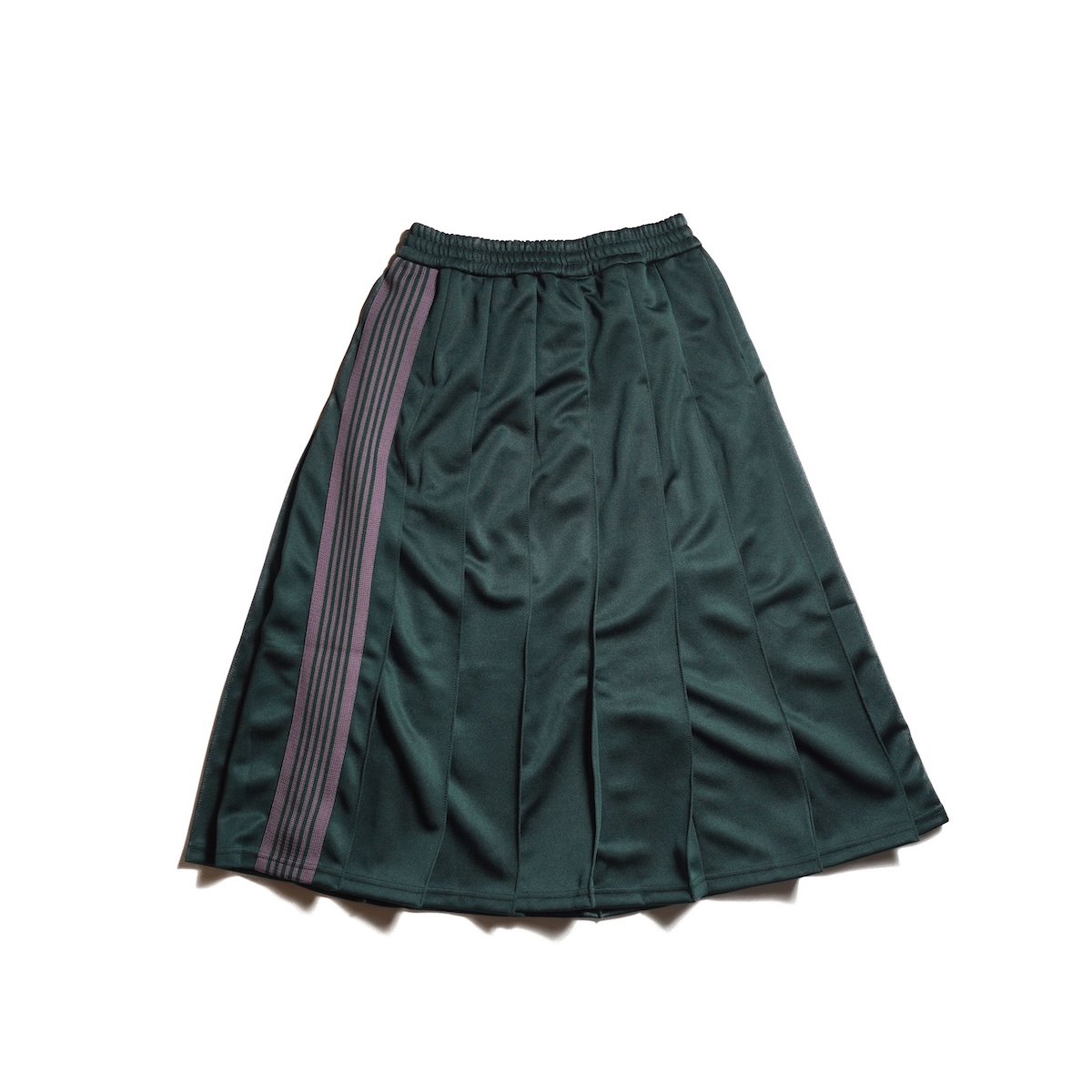 Needles / Pleated Truck Skirt - Poly Smooth (Green)