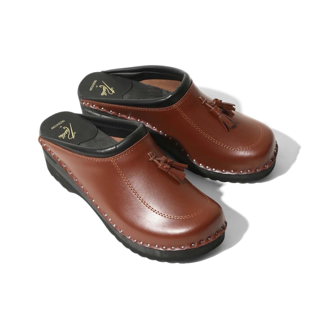 Needles × Troentorp / Swedish Clog - Tassel / Smooth (Brown)