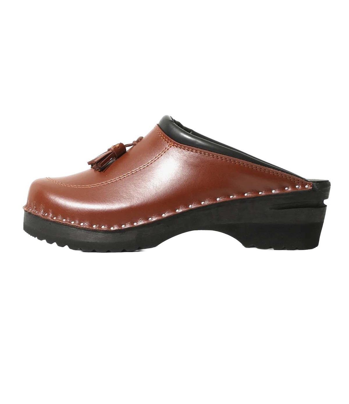 Needles × Troentorp / Swedish Clog - Tassel / Smooth (Brown) サイド