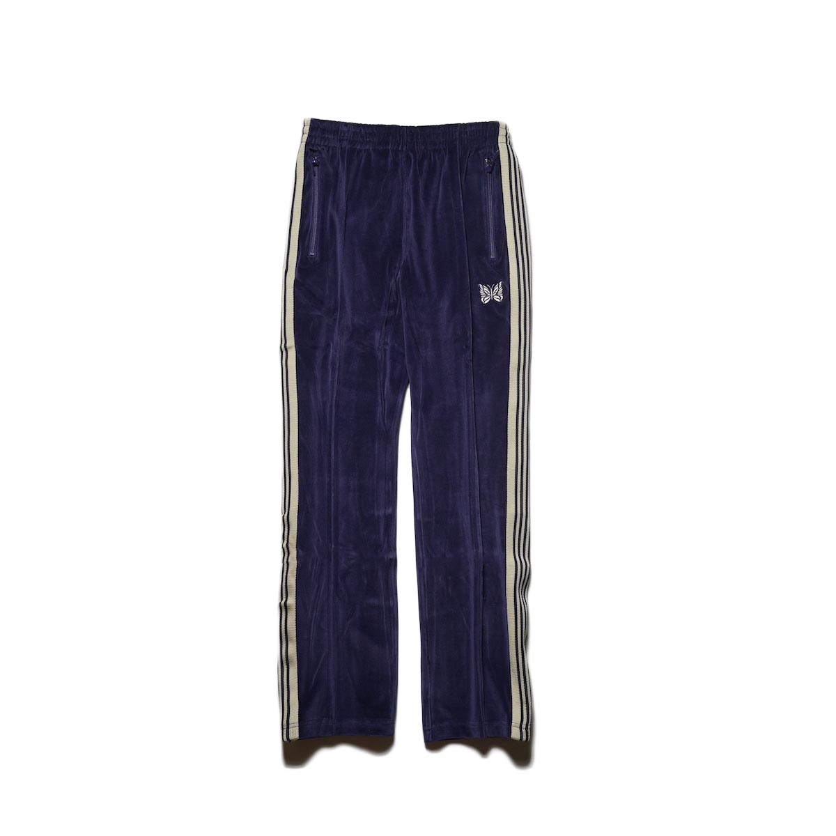 Needles / Narrow Track Pant - C/PE Velour (Navy)