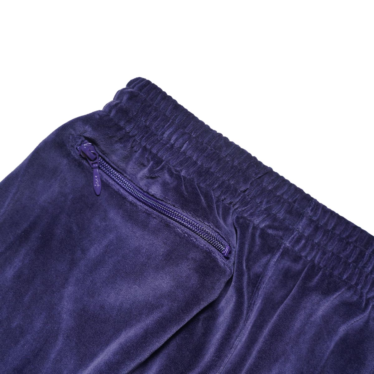 Needles / Narrow Track Pant - C/PE Velour (Navy)
