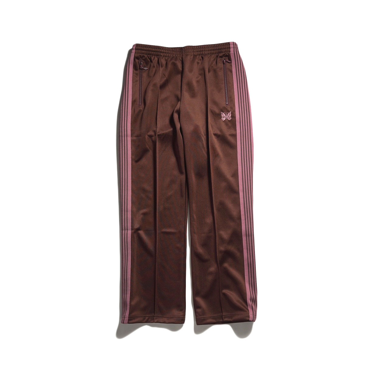Needles / Track Pant - Poly Smooth (Brown)
